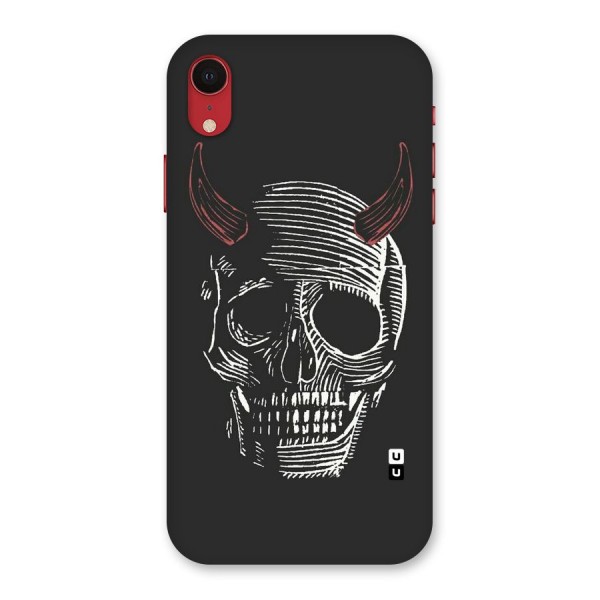 Spooky Face Back Case for iPhone XR