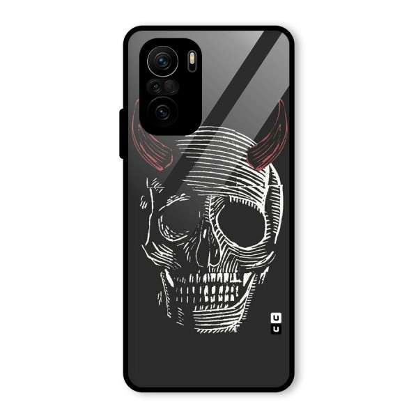 Spooky Face Glass Back Case for Mi 11x