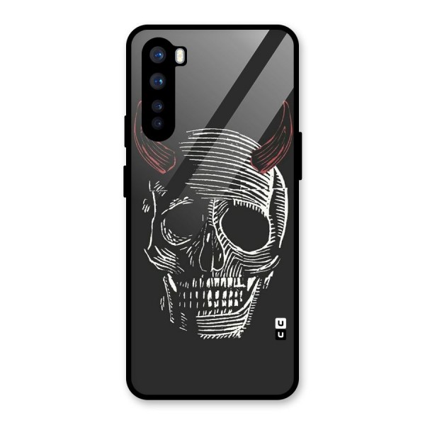 Spooky Face Glass Back Case for OnePlus Nord