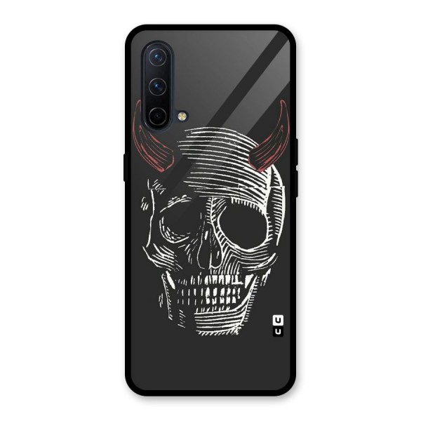 Spooky Face Glass Back Case for OnePlus Nord CE 5G