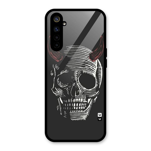 Spooky Face Glass Back Case for Realme 6