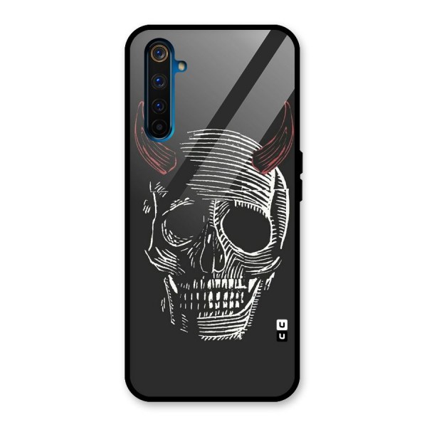 Spooky Face Glass Back Case for Realme 6 Pro