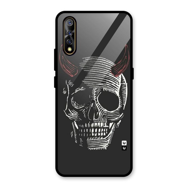 Spooky Face Glass Back Case for Vivo Z1x