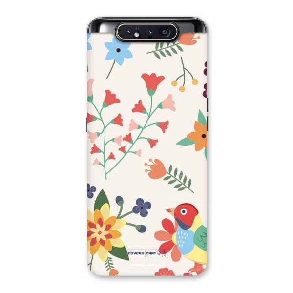 Spring Flowers Back Case for Galaxy A80