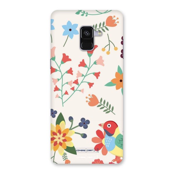 Spring Flowers Back Case for Galaxy A8 Plus