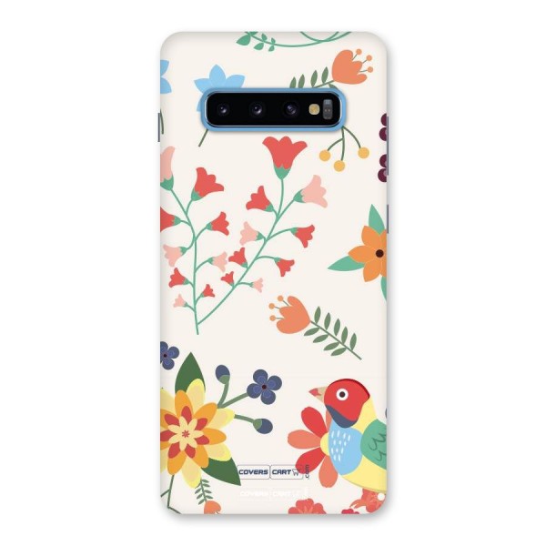 Spring Flowers Back Case for Galaxy S10 Plus