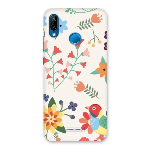 Spring Flowers Back Case for Huawei P20 Lite