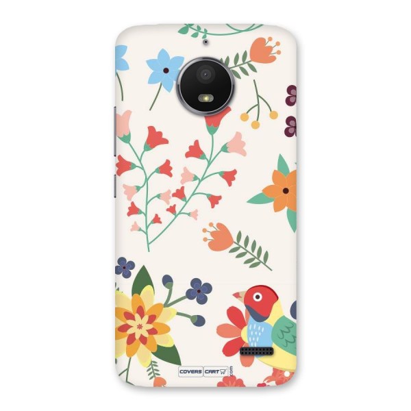 Spring Flowers Back Case for Moto E4