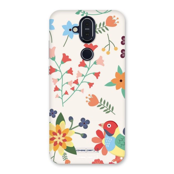 Spring Flowers Back Case for Nokia 8.1