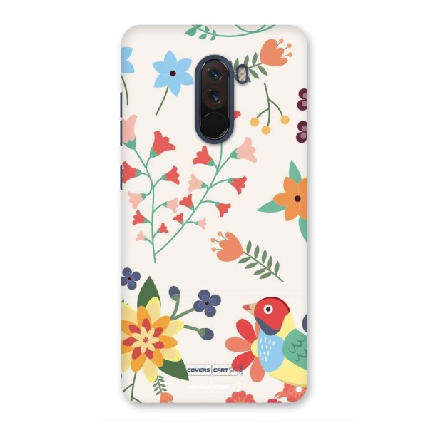 Spring Flowers Back Case for Poco F1