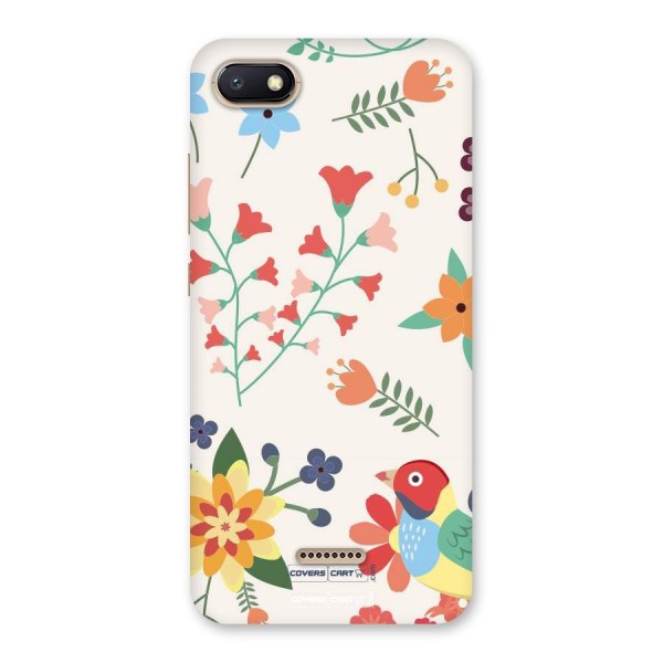 Spring Flowers Back Case for Redmi 6A