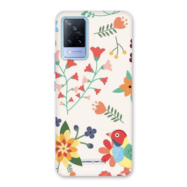 Spring Flowers Back Case for Vivo V21 5G