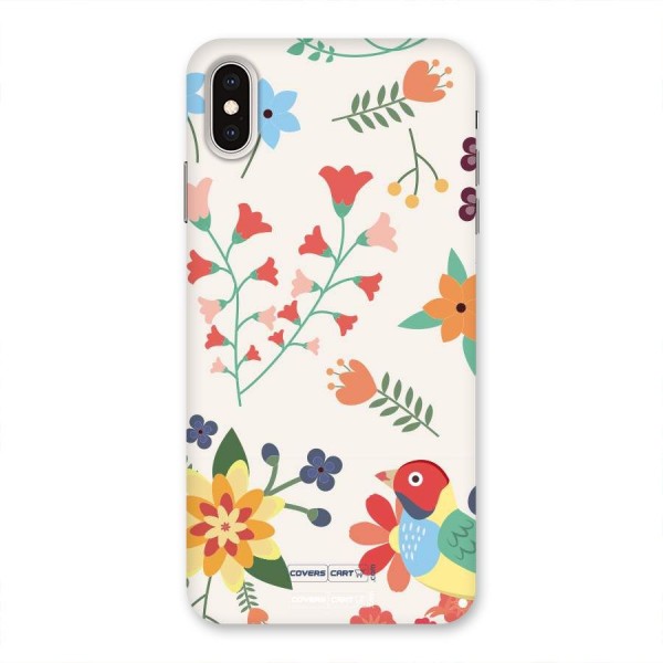 Spring Flowers Back Case for iPhone XS Max