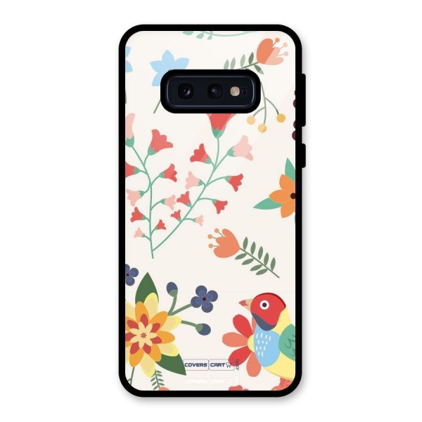 Spring Flowers Glass Back Case for Galaxy S10e