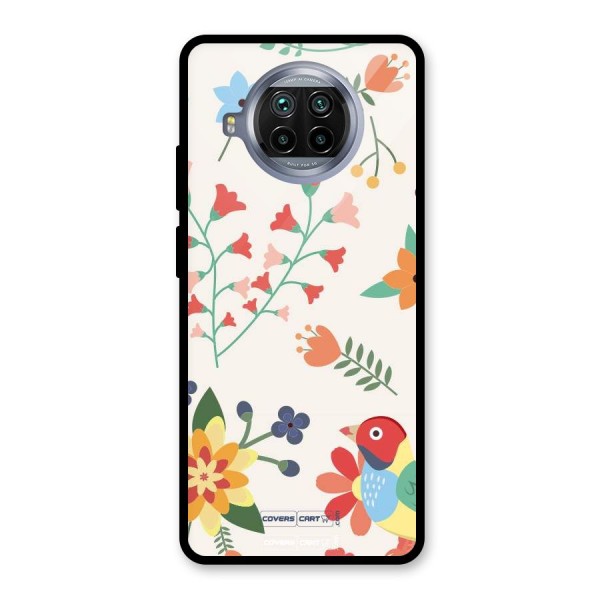 Spring Flowers Glass Back Case for Mi 10i