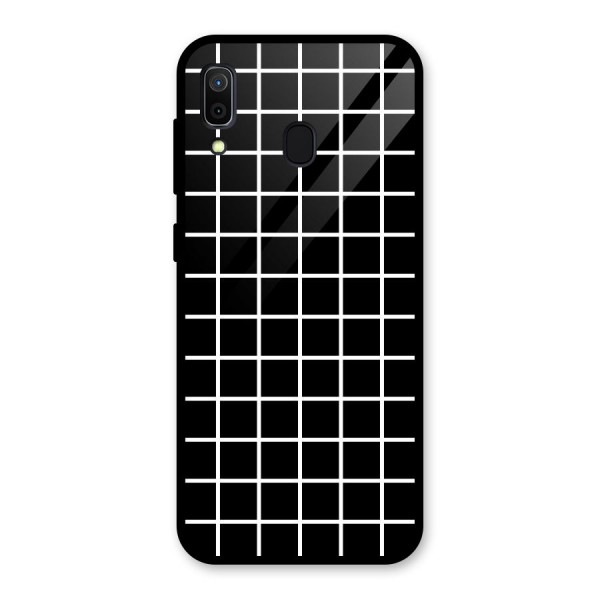 Square Puzzle Glass Back Case for Galaxy A30