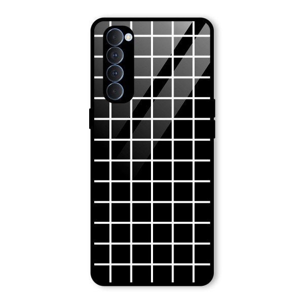 Square Puzzle Glass Back Case for Oppo Reno4 Pro