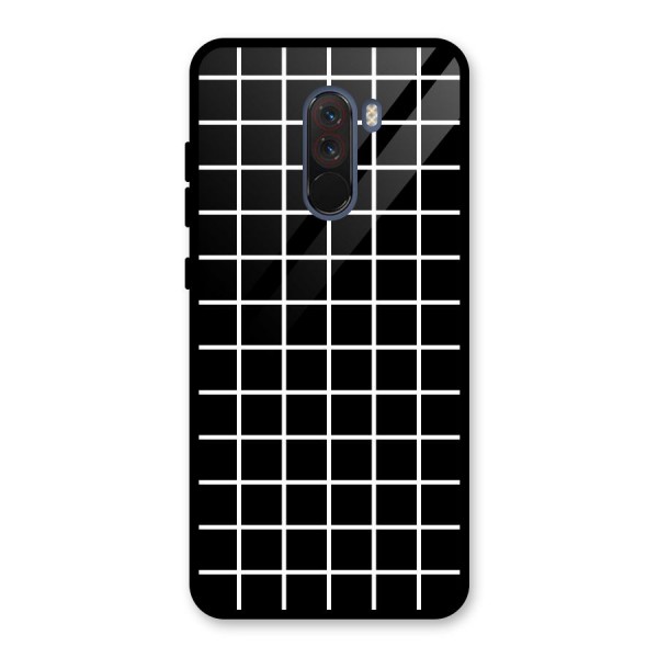 Square Puzzle Glass Back Case for Poco F1