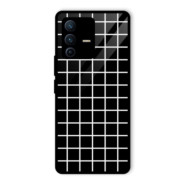 Square Puzzle Glass Back Case for Vivo V23 Pro