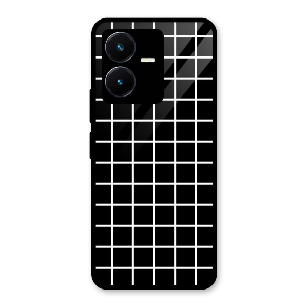 Square Puzzle Glass Back Case for Vivo Y22