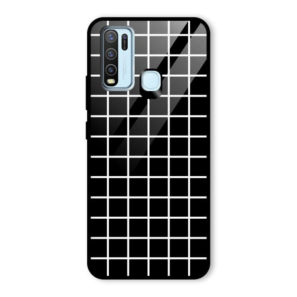 Square Puzzle Glass Back Case for Vivo Y30