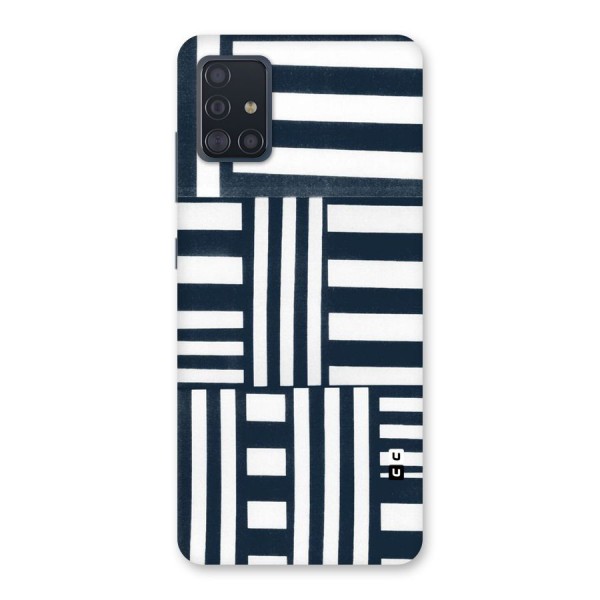 Square  Stripes Back Case for Galaxy A51