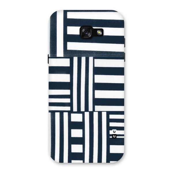 Square  Stripes Back Case for Galaxy A7 (2017)