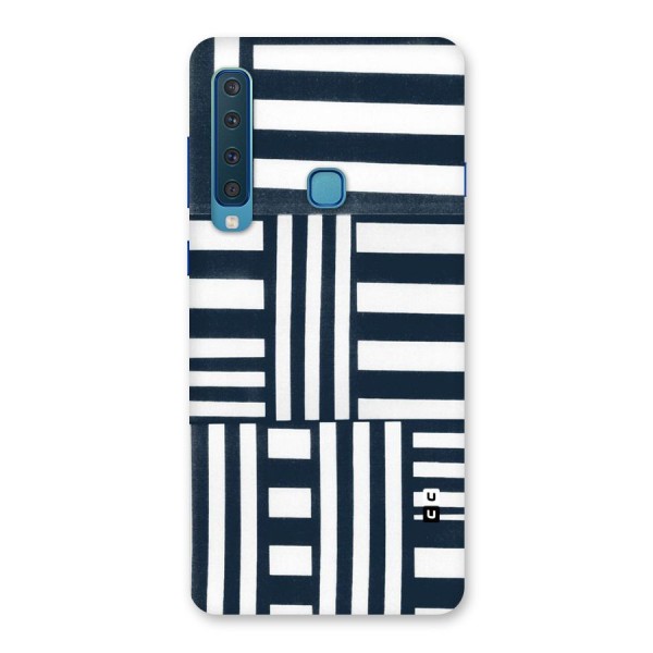 Square  Stripes Back Case for Galaxy A9 (2018)