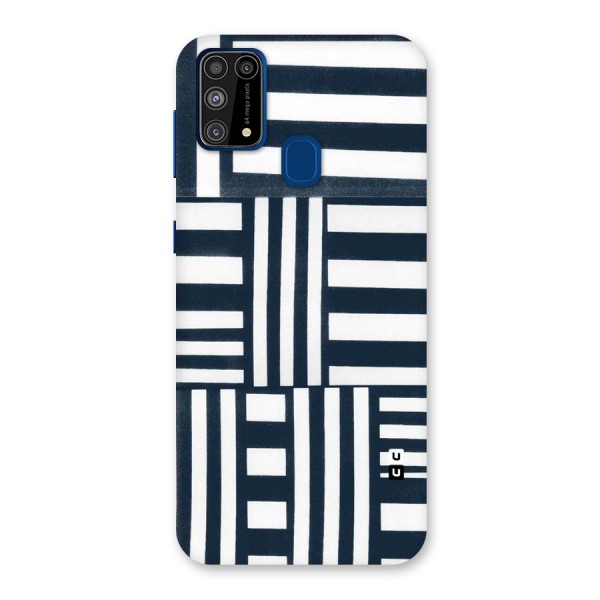 Square  Stripes Back Case for Galaxy F41