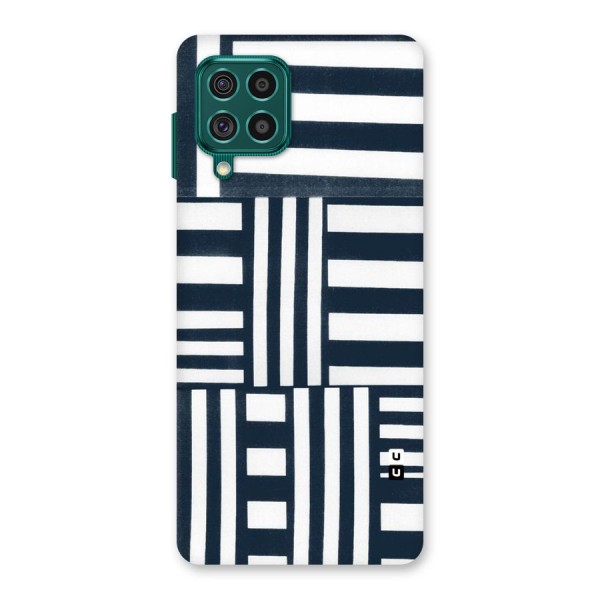 Square  Stripes Back Case for Galaxy F62