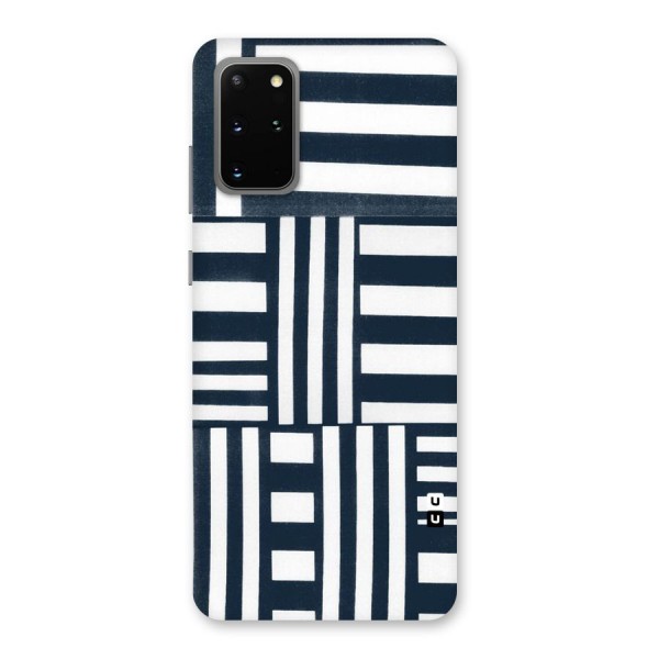 Square  Stripes Back Case for Galaxy S20 Plus