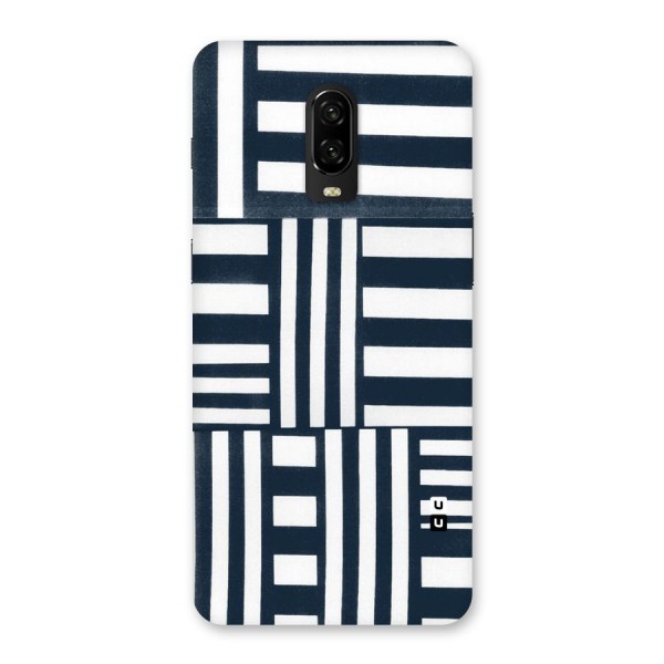 Square  Stripes Back Case for OnePlus 6T