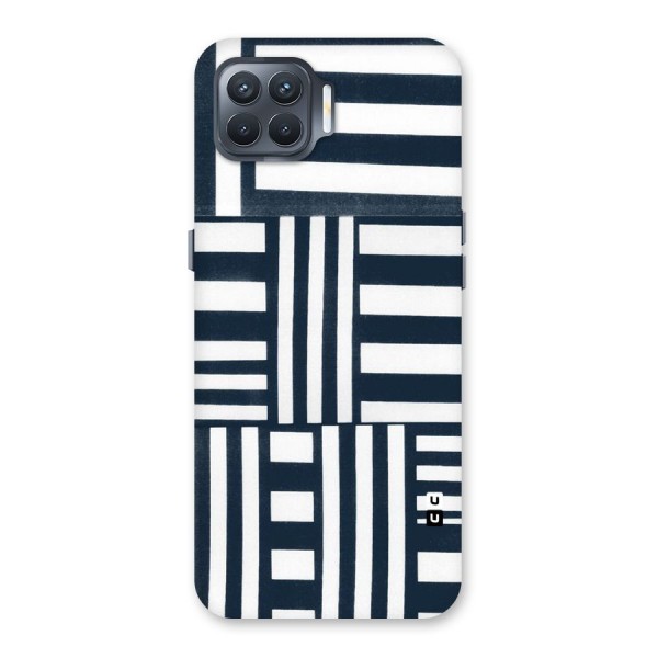 Square  Stripes Back Case for Oppo F17 Pro