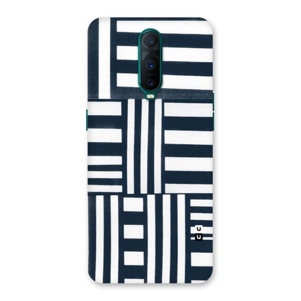 Square  Stripes Back Case for Oppo R17 Pro