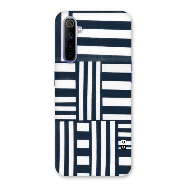 Square  Stripes Back Case for Realme 6