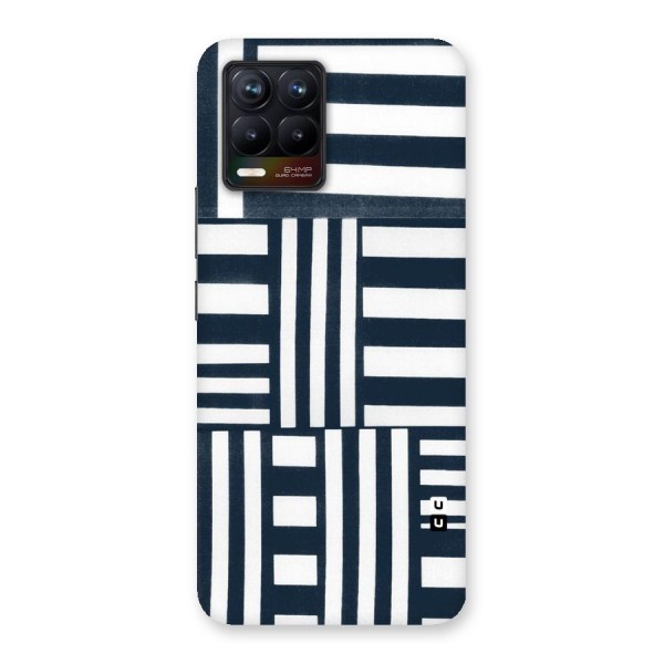 Square  Stripes Back Case for Realme 8