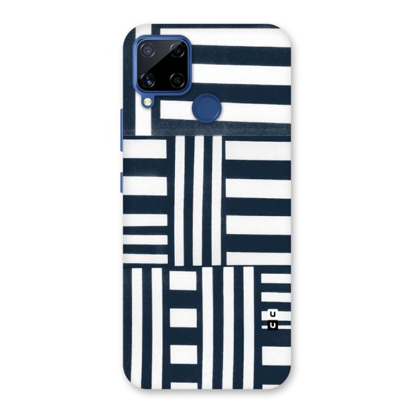 Square  Stripes Back Case for Realme C12