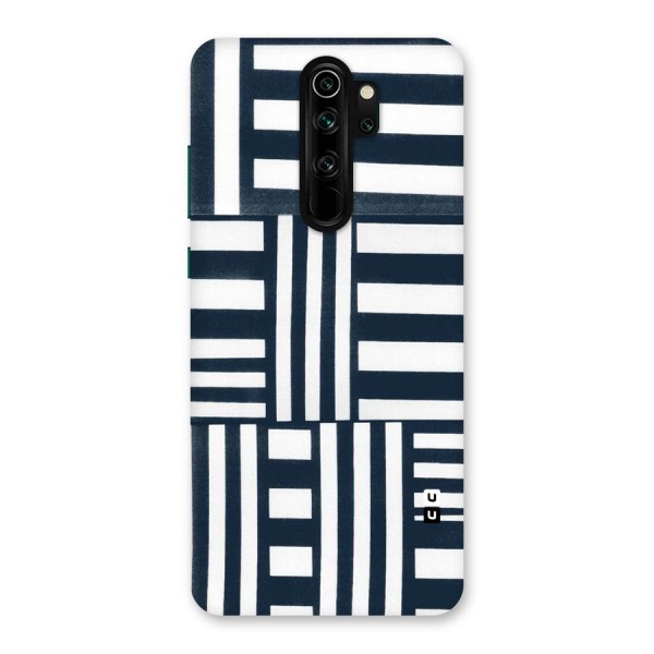 Square  Stripes Back Case for Redmi Note 8 Pro