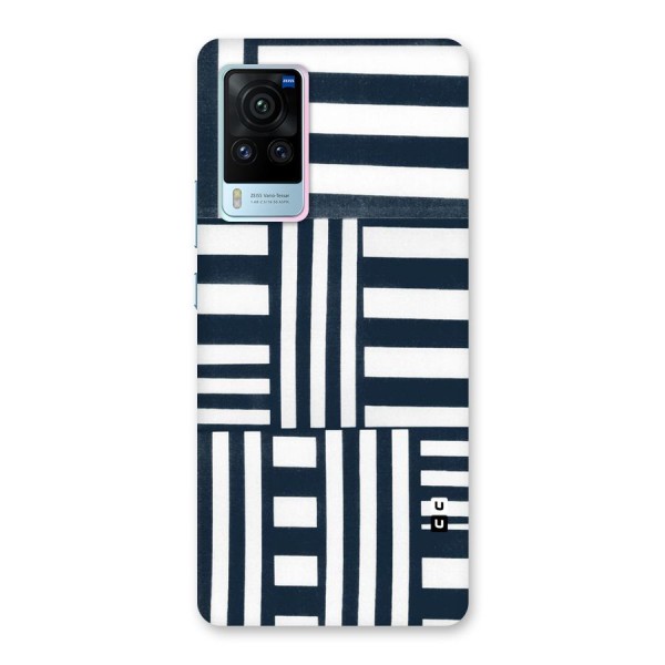 Square  Stripes Back Case for Vivo X60 Pro