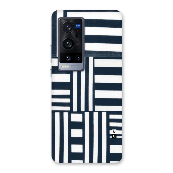 Square  Stripes Back Case for Vivo X60 Pro Plus