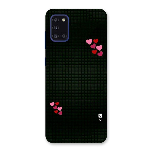 Square and Hearts Back Case for Galaxy A31