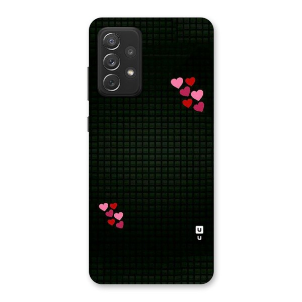 Square and Hearts Back Case for Galaxy A72