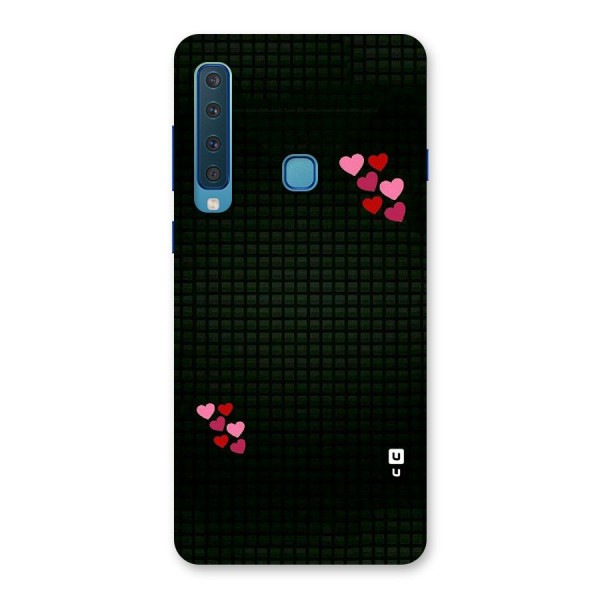 Square and Hearts Back Case for Galaxy A9 (2018)