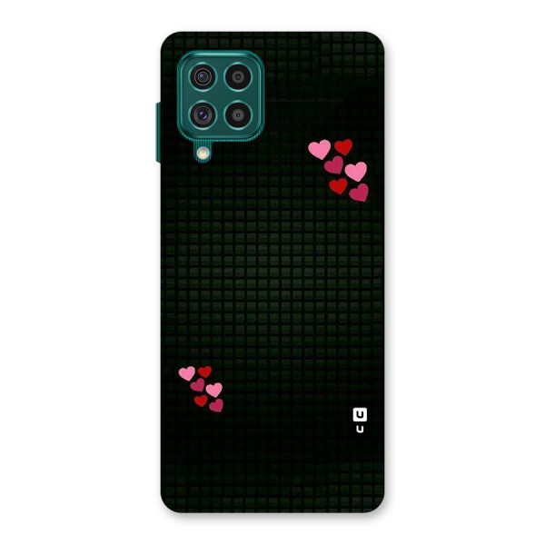 Square and Hearts Back Case for Galaxy F62