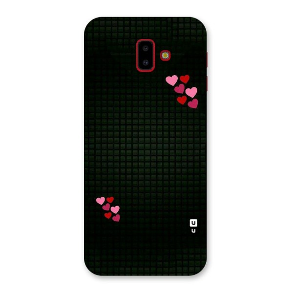 Square and Hearts Back Case for Galaxy J6 Plus