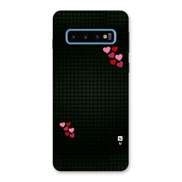 Square and Hearts Back Case for Galaxy S10