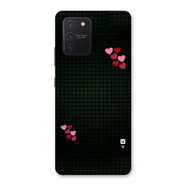 Square and Hearts Back Case for Galaxy S10 Lite