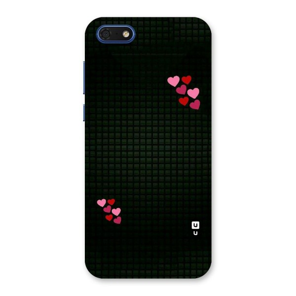 Square and Hearts Back Case for Honor 7s