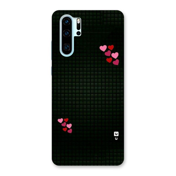 Square and Hearts Back Case for Huawei P30 Pro