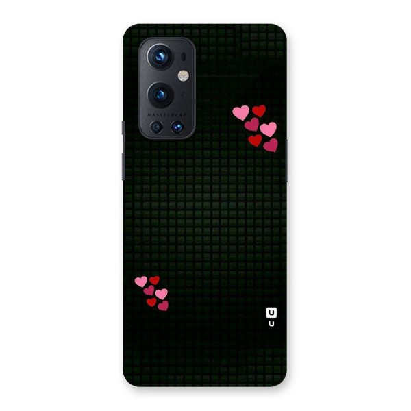 Square and Hearts Back Case for OnePlus 9 Pro